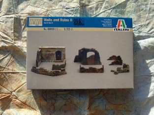 Italeri 6087 WALLS and RUINS deel 2 diorama WO2